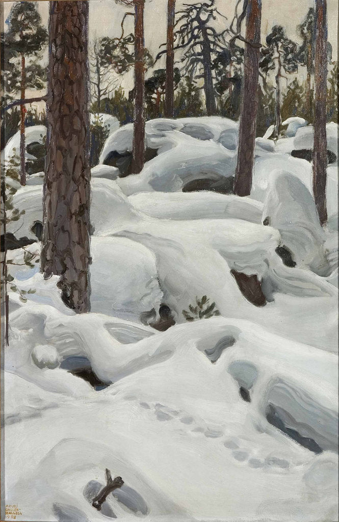 Detail of The Lair of the Lynx, 1908 by Anonymous