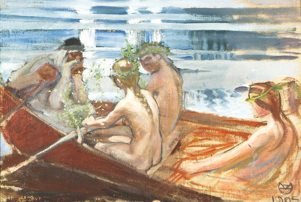 Detail of Väinämöinens Boat-ride (Väinämöisen venematka), 1905 by Anonymous