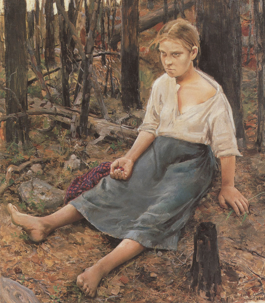 Detail of Lost, 1886 by Anonymous