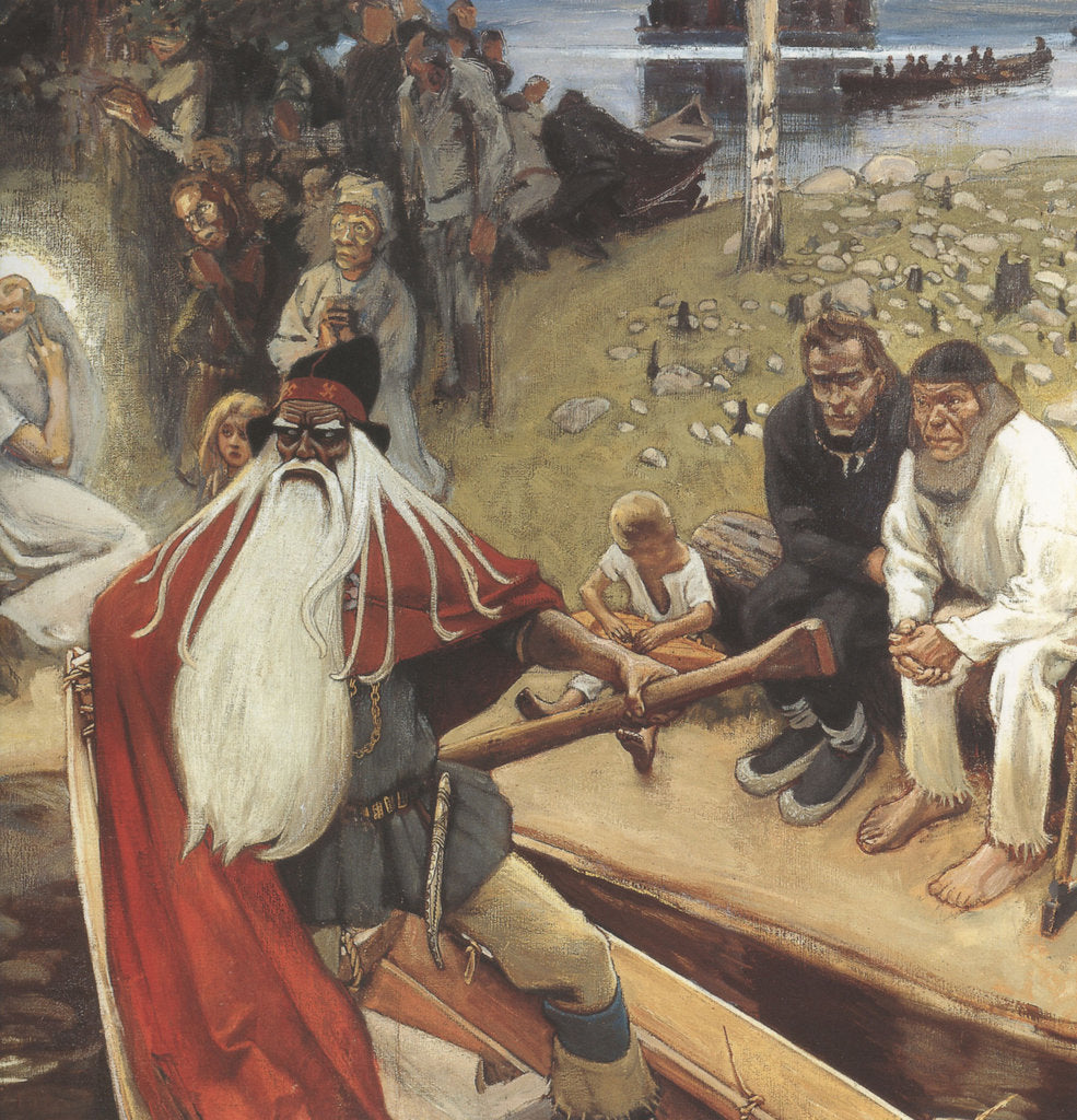 Detail of The Departure of Väinämöinen, 1896-1906 by Anonymous