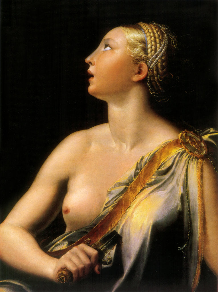 Detail of Lucretia, 1540 by Anonymous