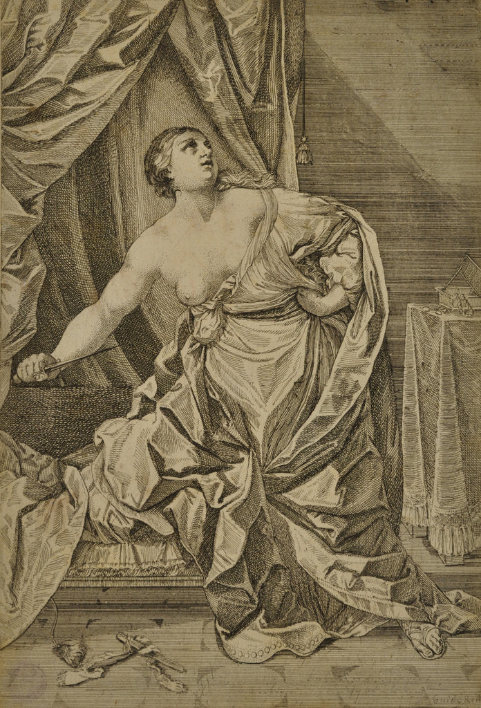 Detail of Lucretia, um 1700 by Anonymous