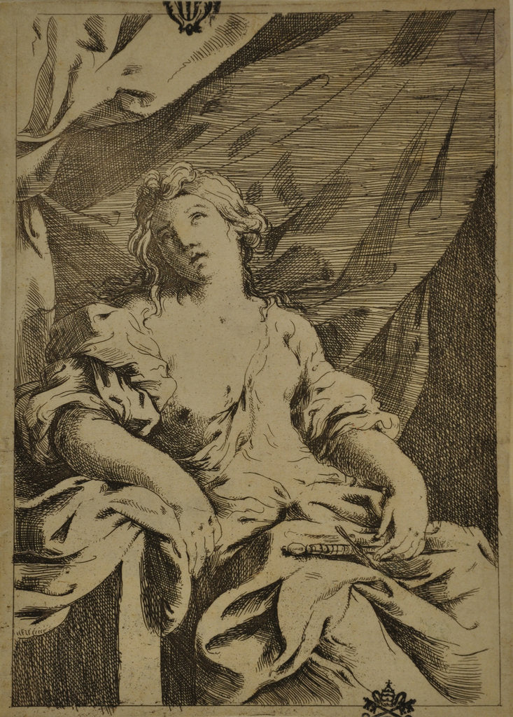 Detail of Lucretia, 1630-1640 by Anonymous
