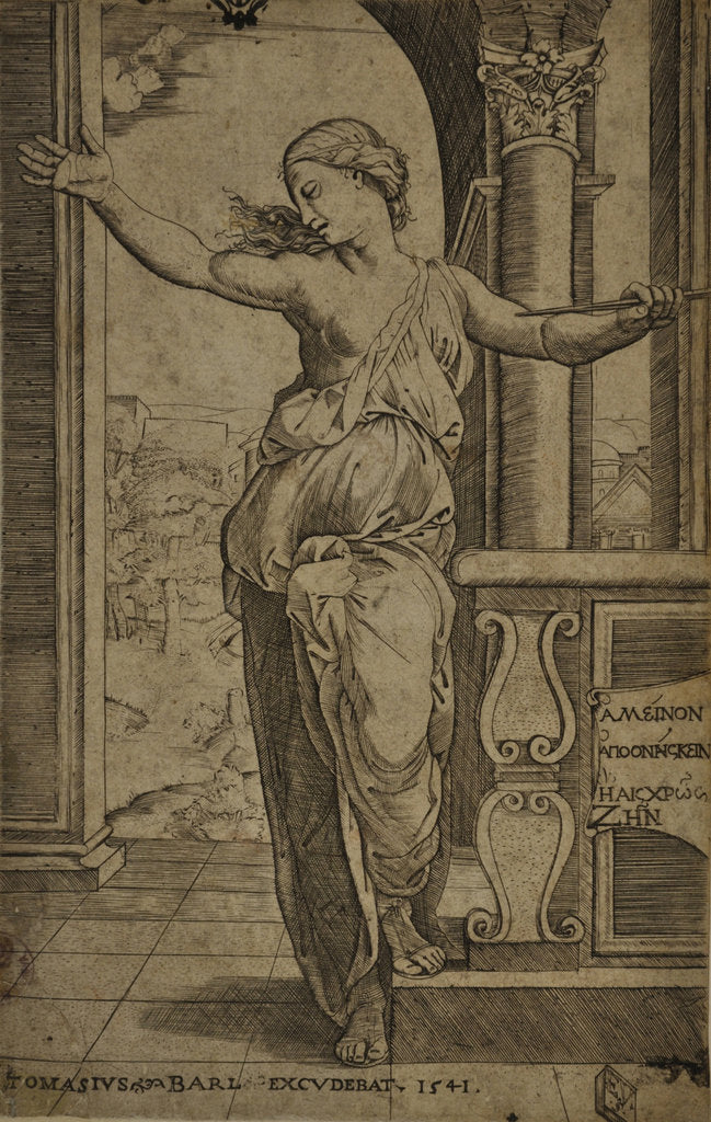 Detail of Lucretia, 1541 by Anonymous