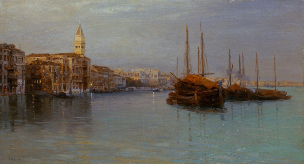 Detail of Canal Grande, 1899-1905 by Anonymous