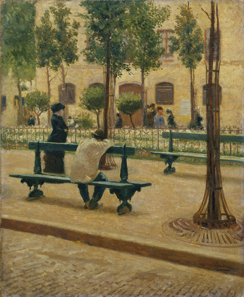 Detail of Place du Tertre, 1880 by Anonymous