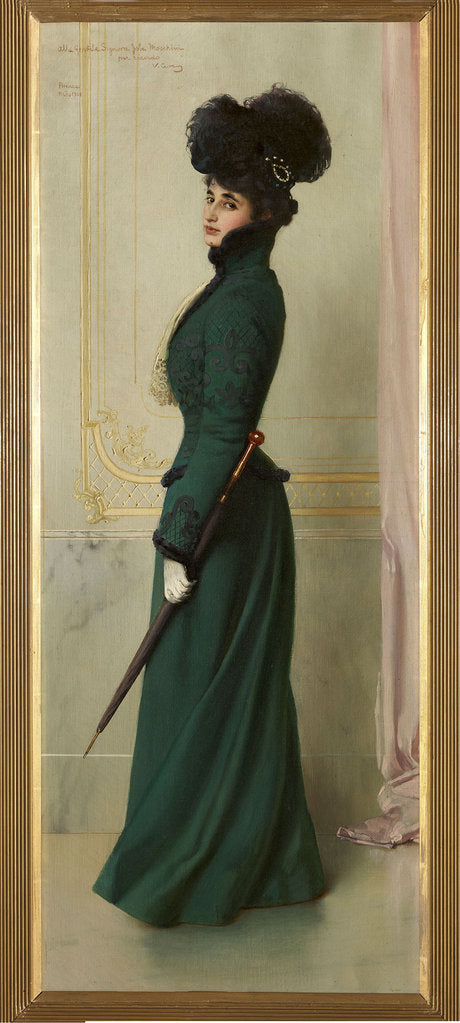 Detail of Jole Biaggini Moschini, 1901 by Anonymous