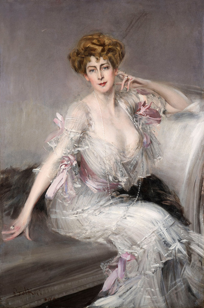 Detail of Portrait of Anna Elizabeth Hansen by Anonymous