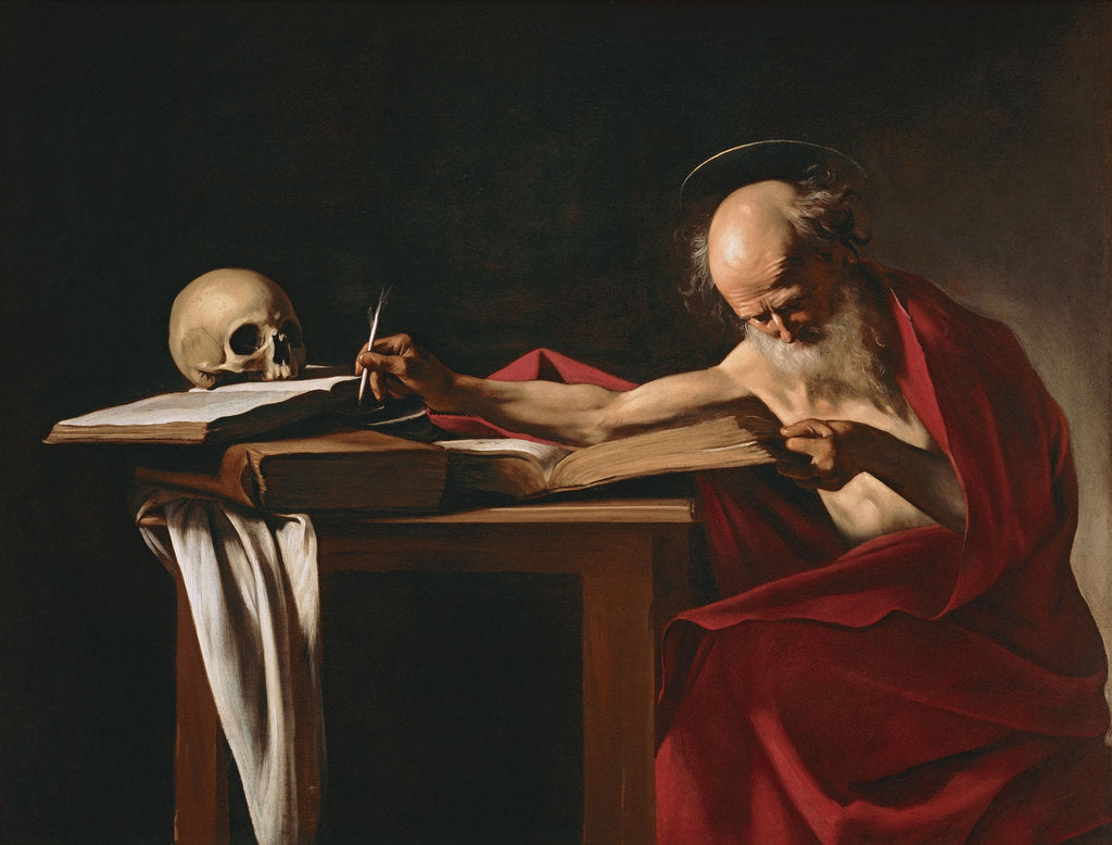 Detail of Saint Jerome, ca 1606 by Anonymous
