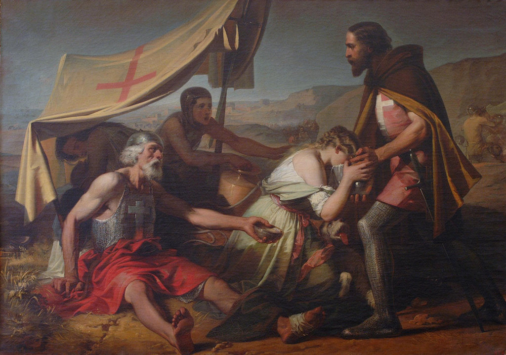 Detail of The Thirst Suffered by the First Crusaders, 1852 by Anonymous