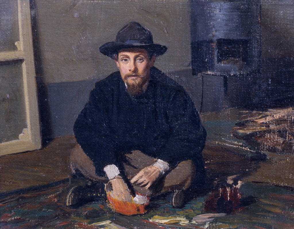 Detail of Portrait of Diego Martelli, 1865-1870 by Anonymous