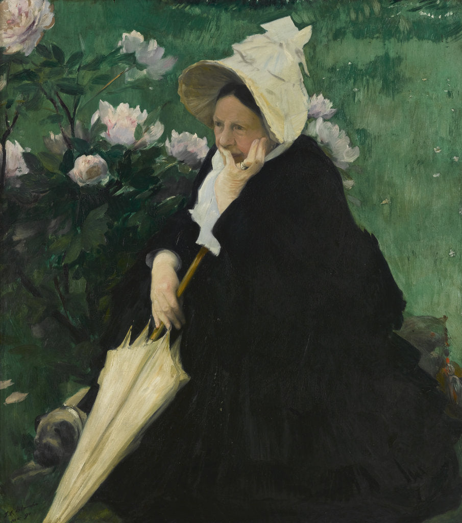 Detail of The Artists Mother, 1890 by Anonymous