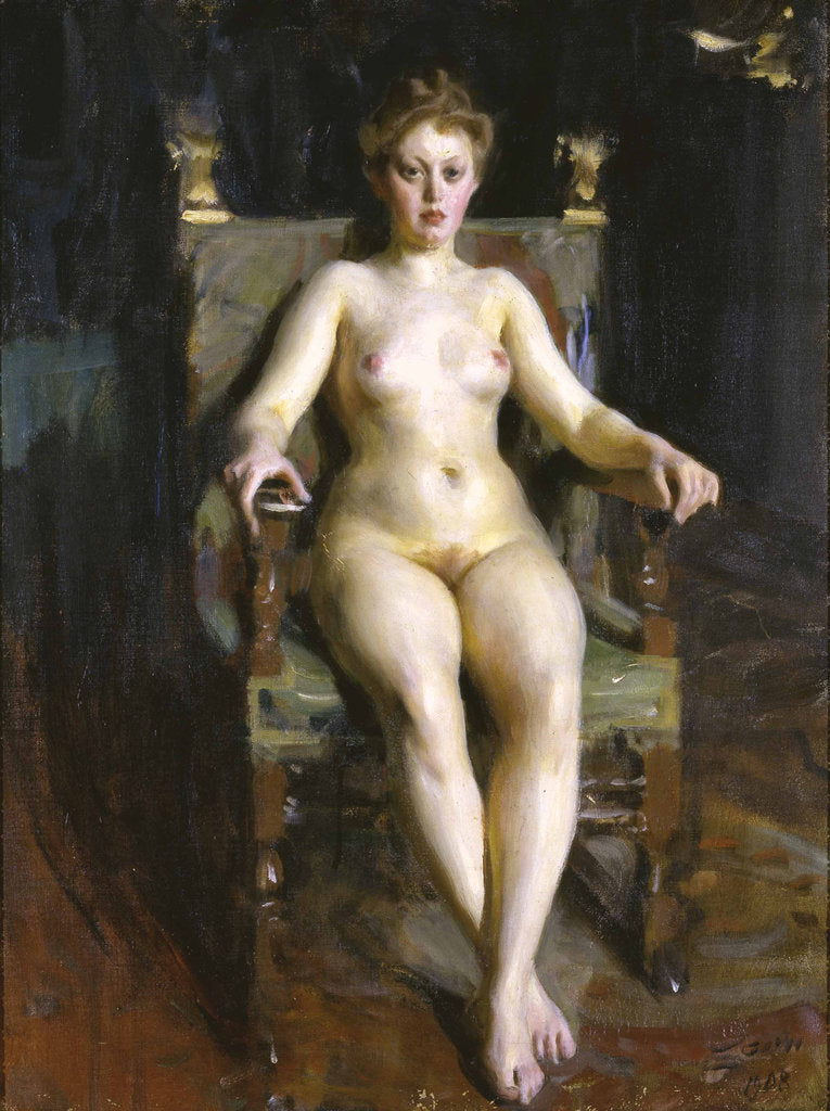 Detail of Hilma Eriksson, 1908 by Anonymous