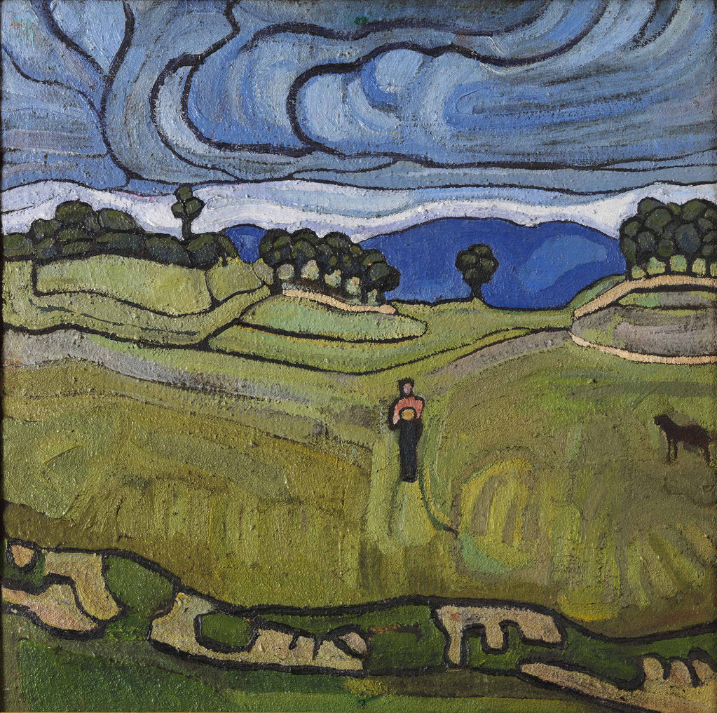 Detail of Paesaggio animato, 1915-1916 by Anonymous