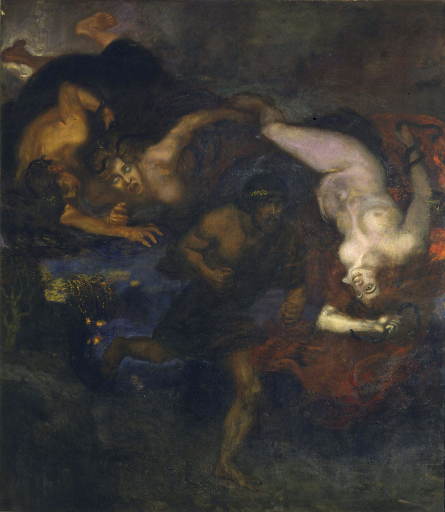 Detail of Orestes and the Erinyes, 1905 by Anonymous