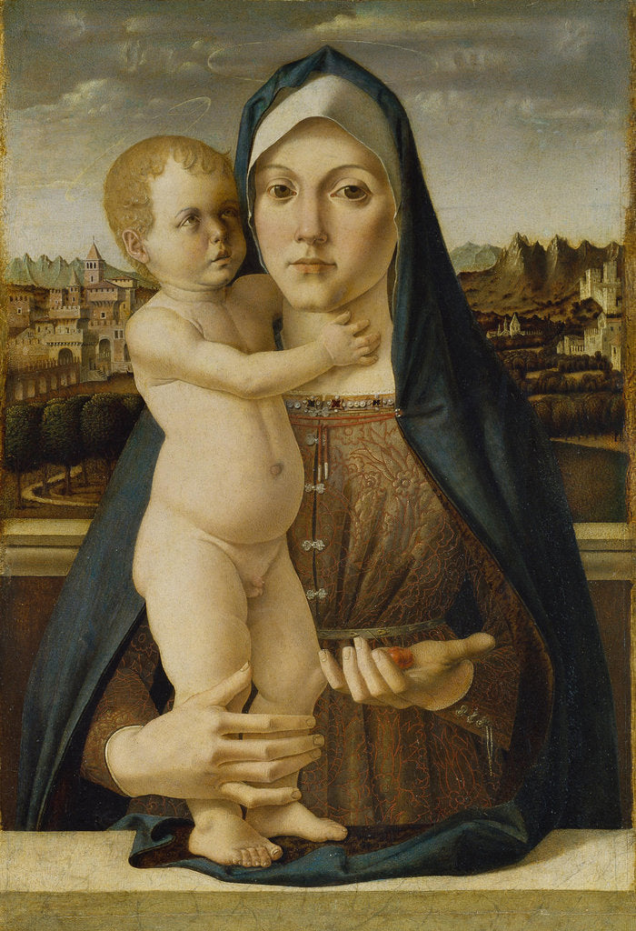 Detail of The Virgin and Child, 1490 by Anonymous