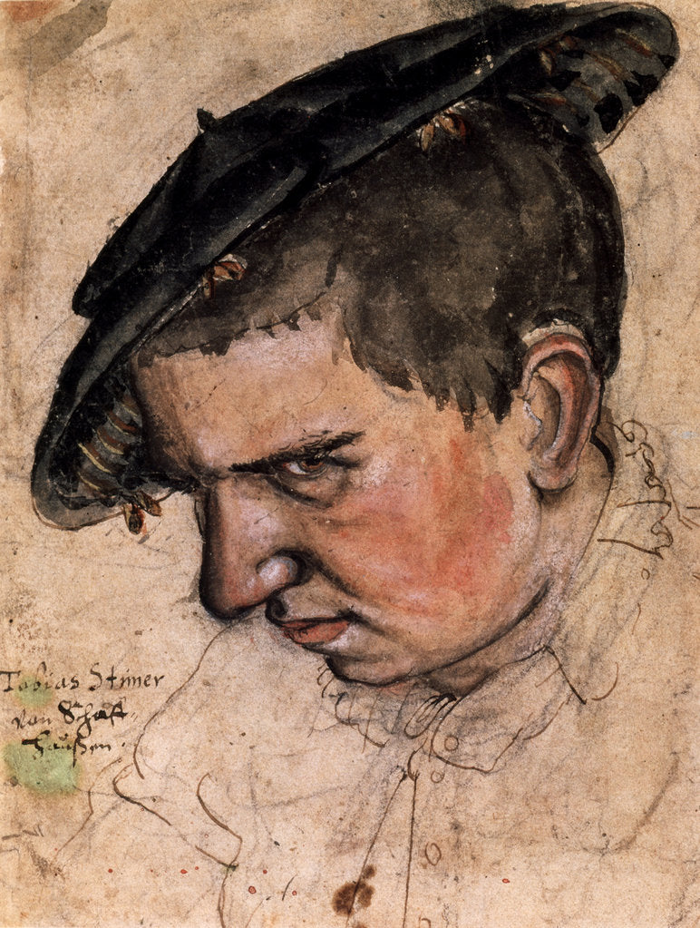 Detail of Self-Portrait, ca 1563 by Anonymous