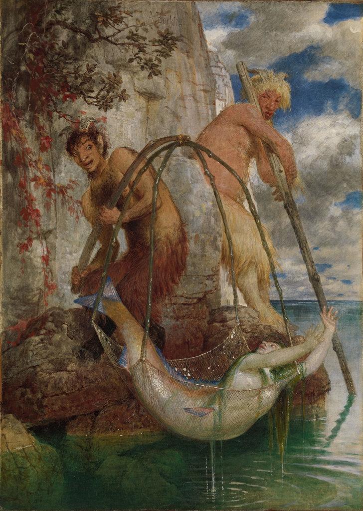 Detail of Two fishing Pans, 1874 by Anonymous