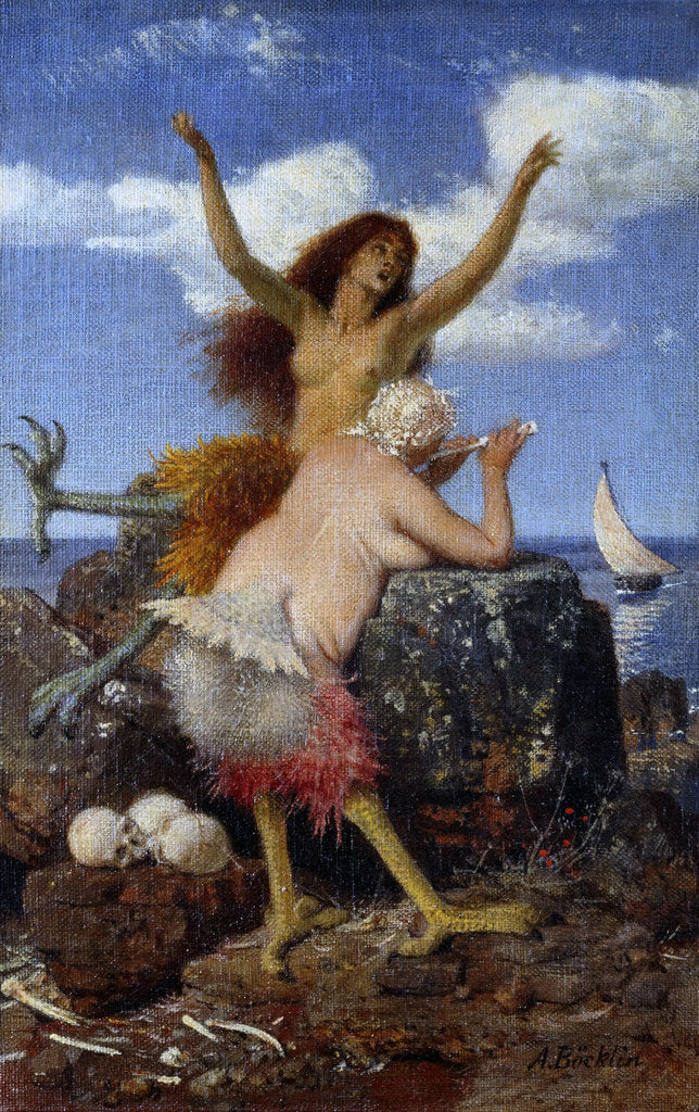 Detail of Sirens, 1875 by Anonymous