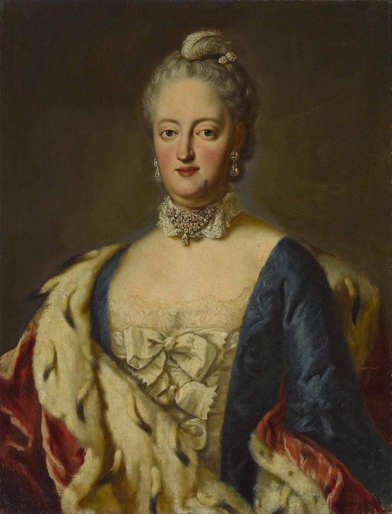 Detail of Duchess Maria Anna Josepha of Bavaria, Margravine of Baden-Baden by Anonymous