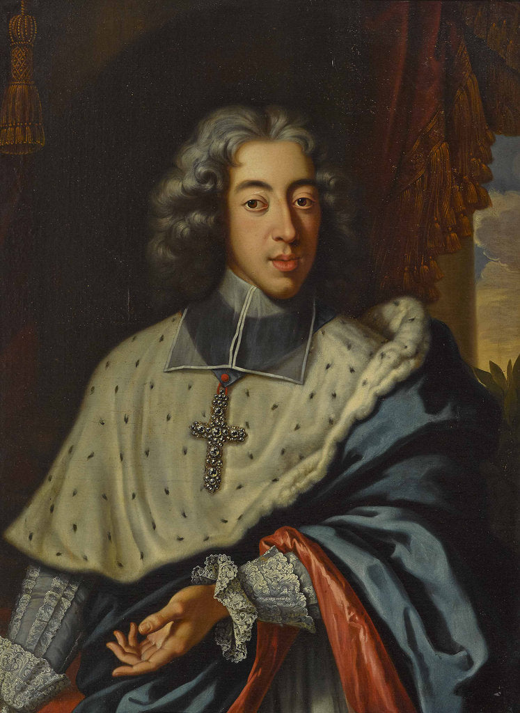 Detail of Clemens August of Bavaria, Archbishop-Elector of Cologne by Anonymous