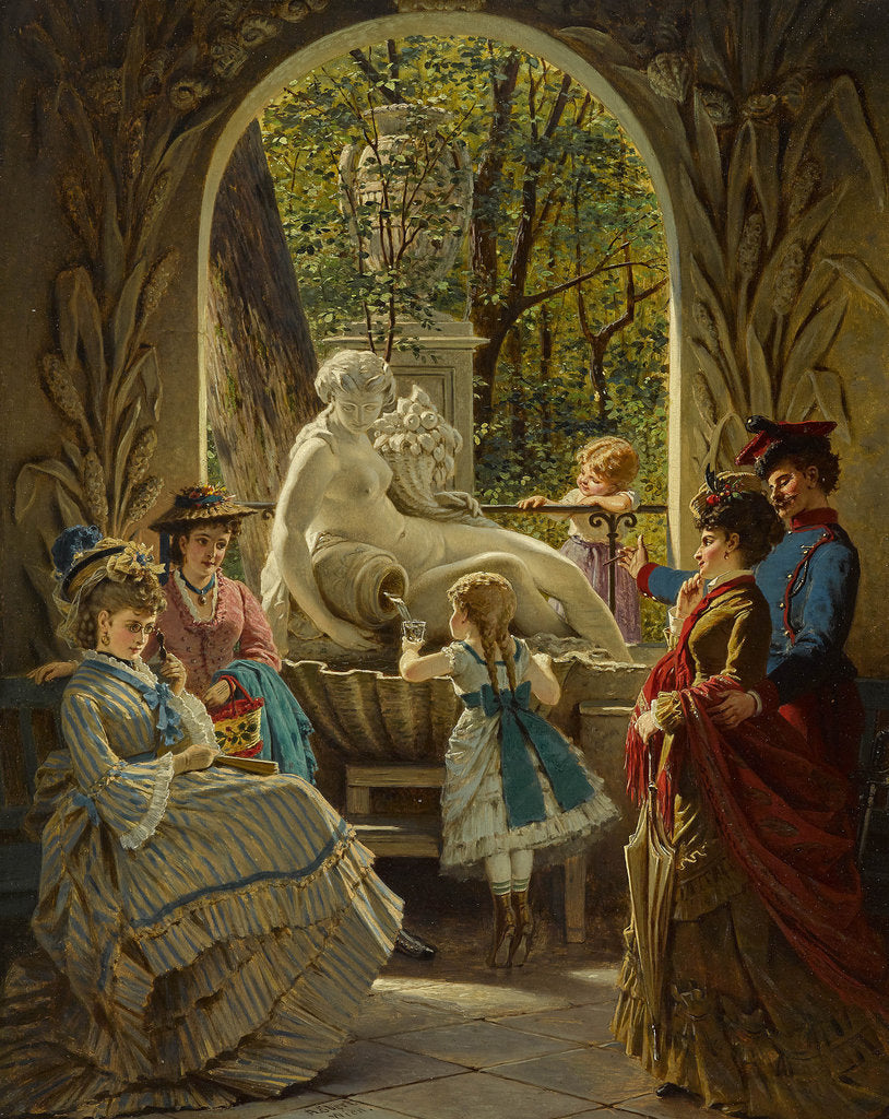 Detail of Pavilion to the Fair Spring in Schönbrunn by Anonymous