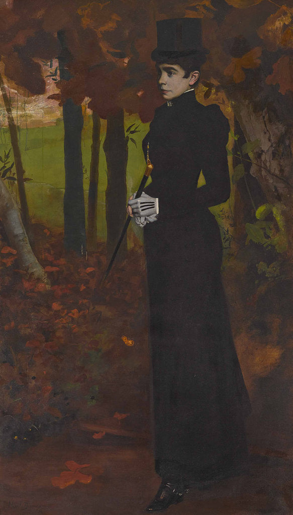 Detail of Archduchess Gisela of Austria, Princess of Bavaria, 1898 by Anonymous