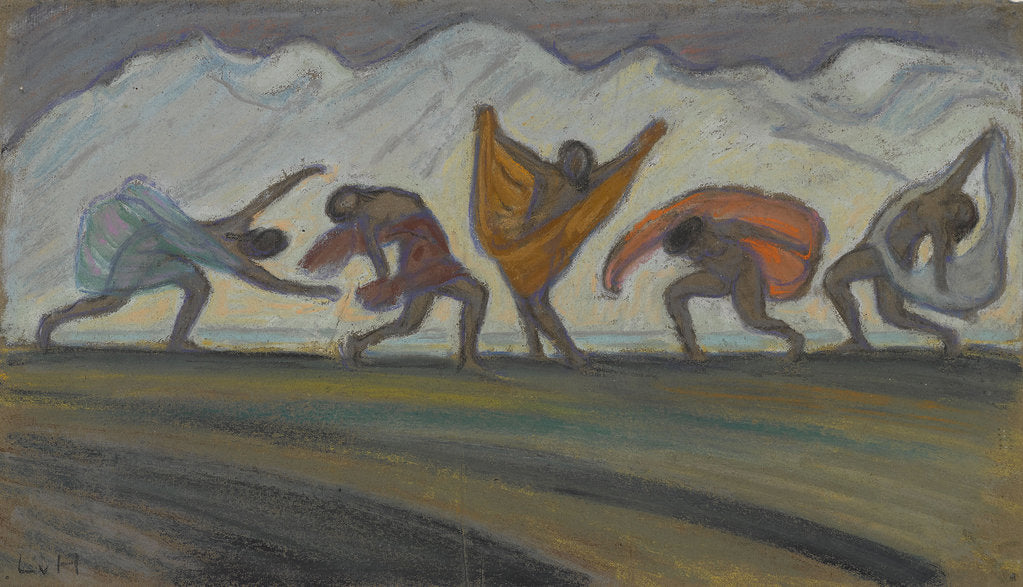 Detail of Dancers by Anonymous
