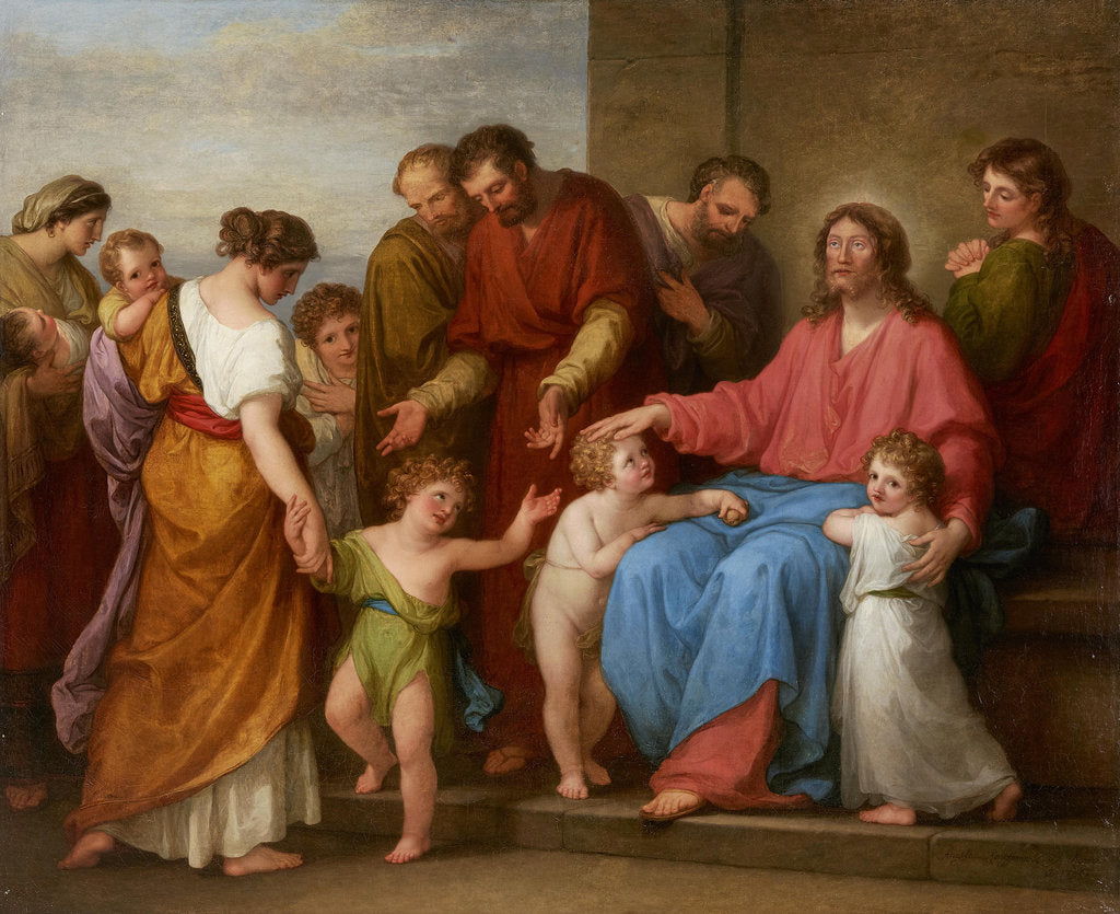 Detail of Christ Blessing the Children (Let the little children come to me), 1796 by Anonymous