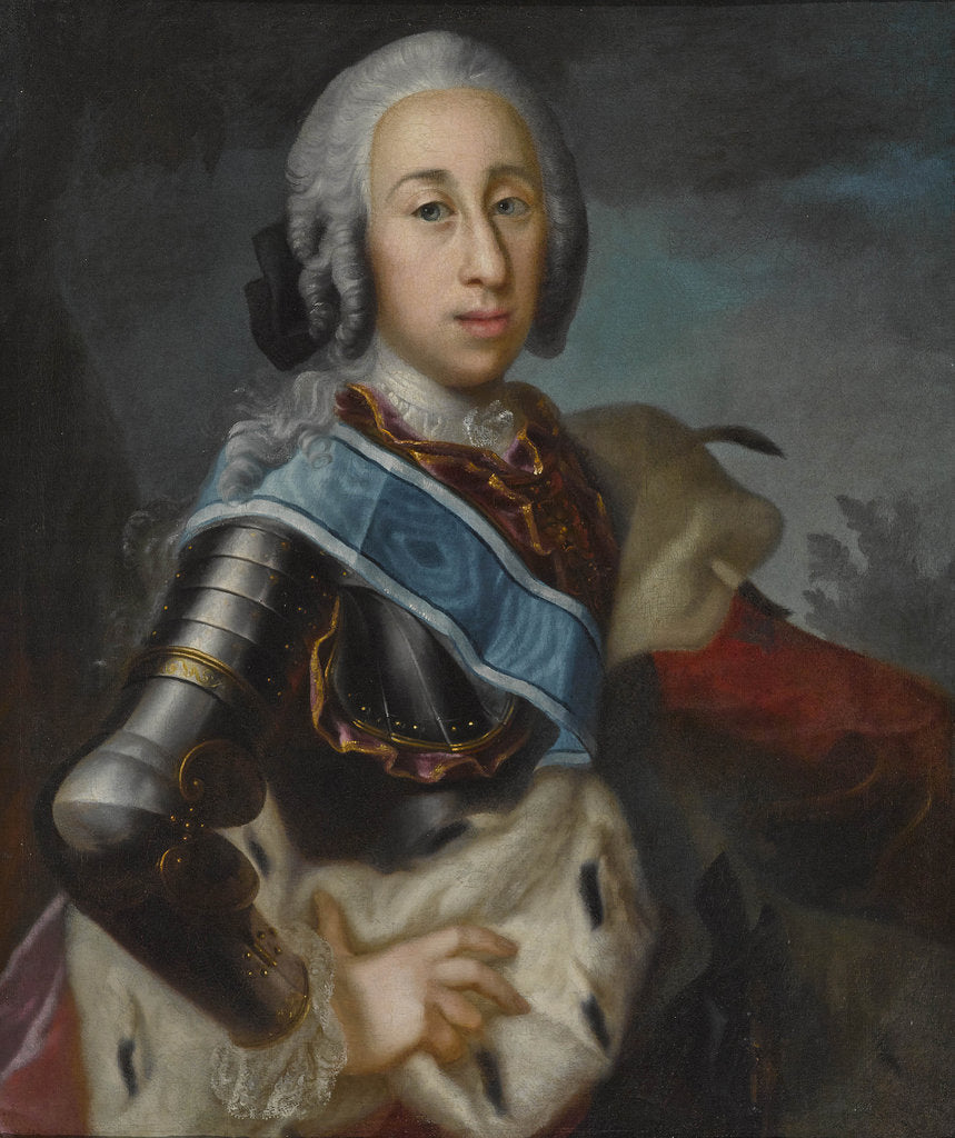 Detail of Clement Francis of Bavaria, 1742 by Anonymous