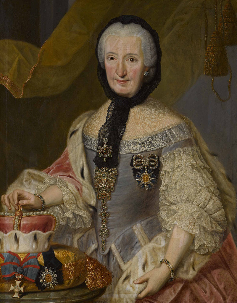 Detail of Francisca Christina of the Palatinate-Sulzbach Princess-Abbess of Essen and Thorn by Anonymous