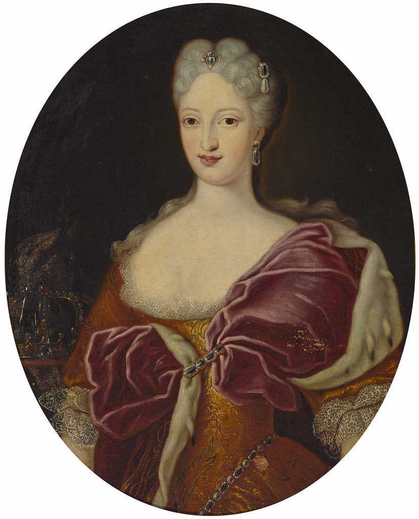Detail of Anne Christine of Sulzbach, Princess of Piedmont, 18th century by Anonymous