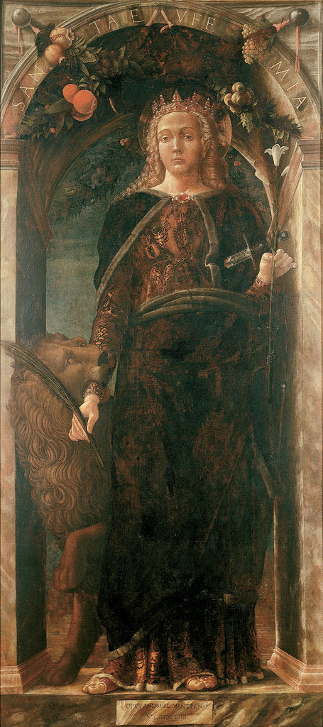 Detail of Saint Euphemia, 1454 by Anonymous