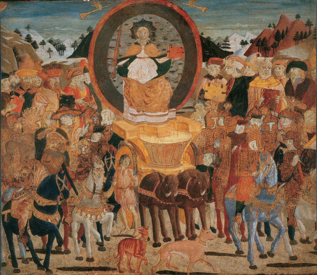 Detail of The Triumph of Fame, 1465-1470 by Anonymous