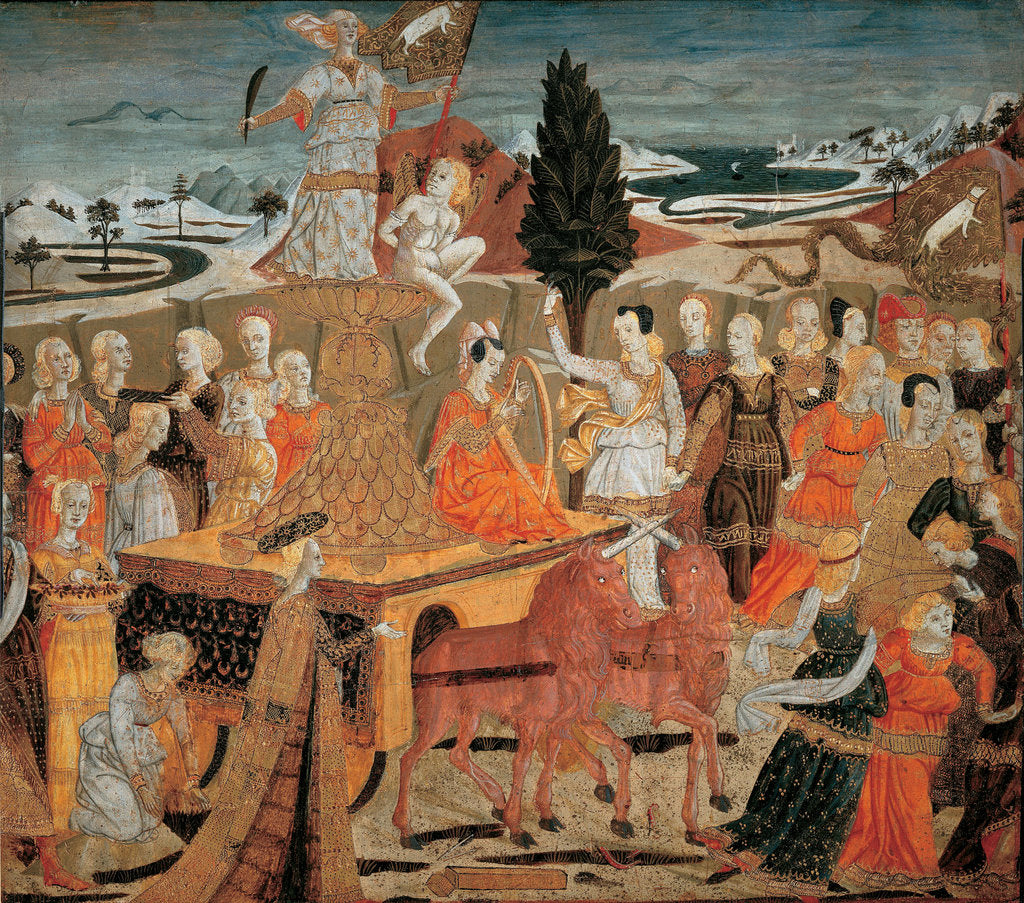 Detail of The Triumph of Chastity, 1465-1470 by Anonymous