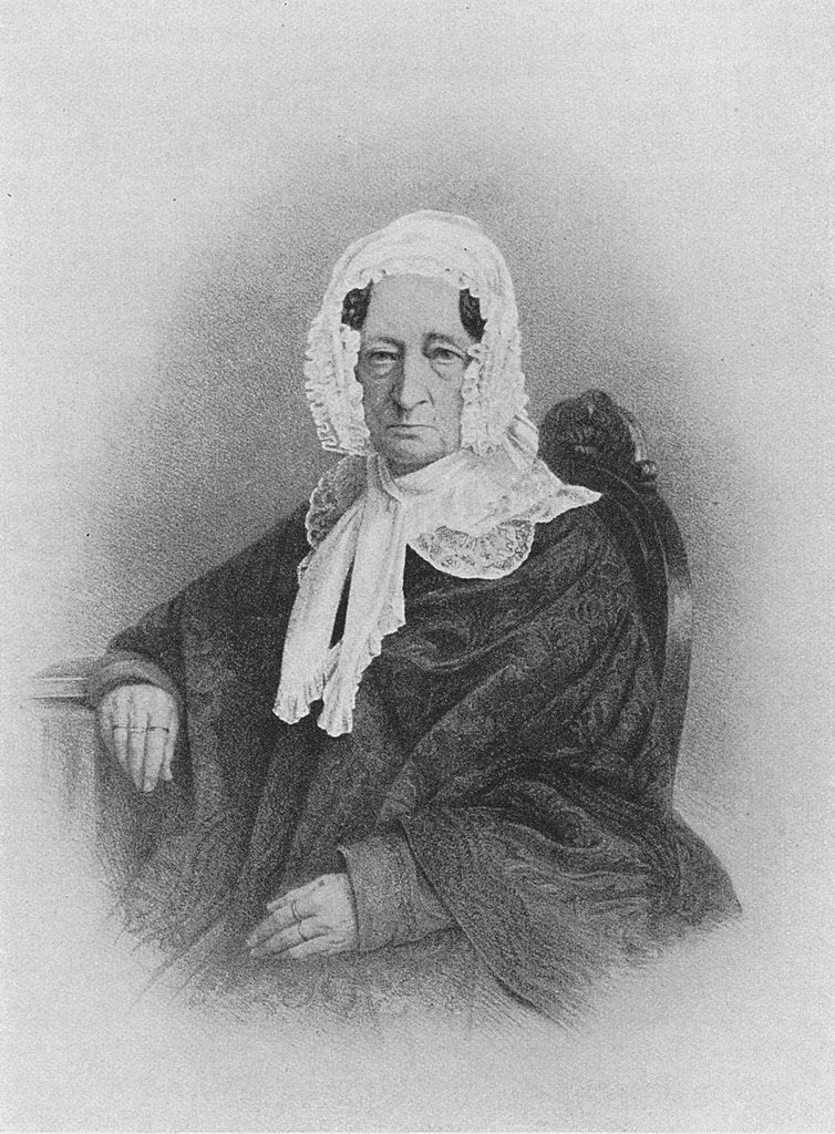Detail of Sara Levy, born Itzig, c. 1850 by Anonymous