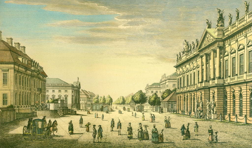 Detail of Unter den Linden, 1780, 1780 by Anonymous