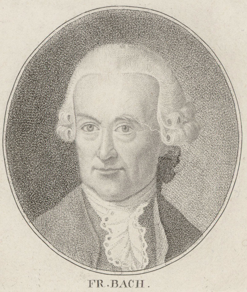 Detail of Portrait of Wilhelm Friedemann Bach, Second Half of the 18th cen by Anonymous