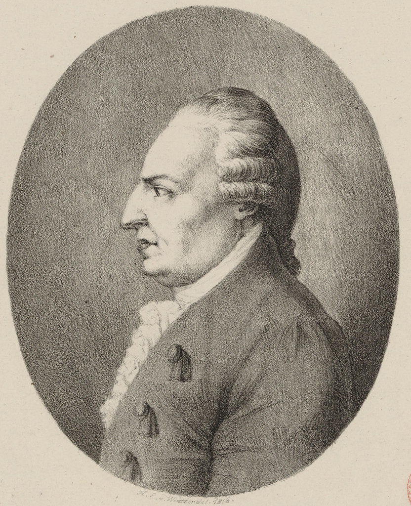 Detail of Portrait of Johann Christian Bach, 1816 by Anonymous