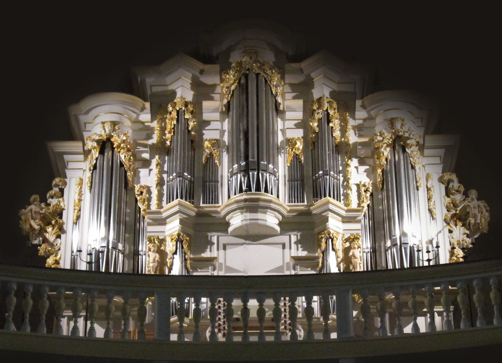 Detail of The Wender organ in the Bach Church, Arnstadt by Anonymous