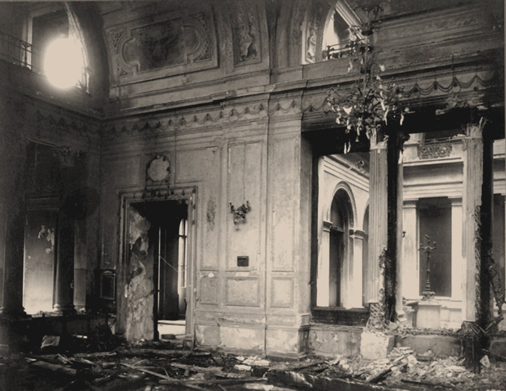 Detail of Dining room of the Winter Palace after the explosion, evening of February 17, 1880, 1880 by Anonymous