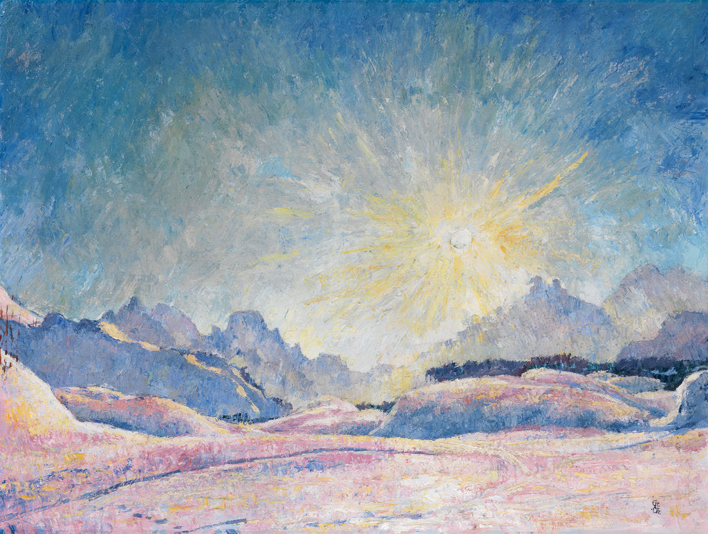 Detail of Winter Sun in Maloja, 1926 by Anonymous