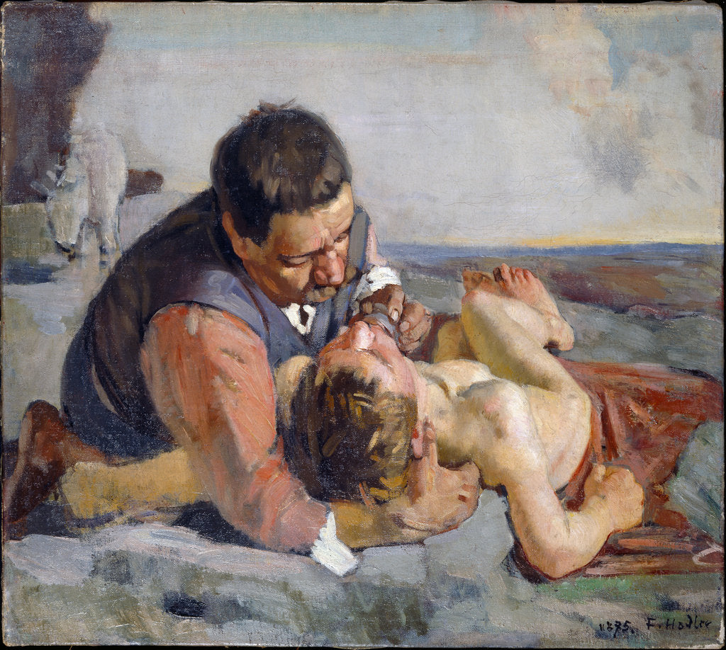 Detail of The Good Samaritan, ca. 1883 by Anonymous