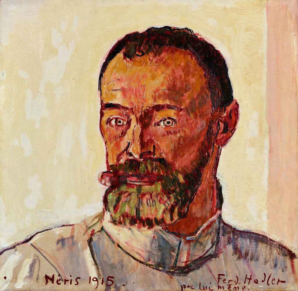 Detail of Self-Portrait in Néris, 1915 by Anonymous