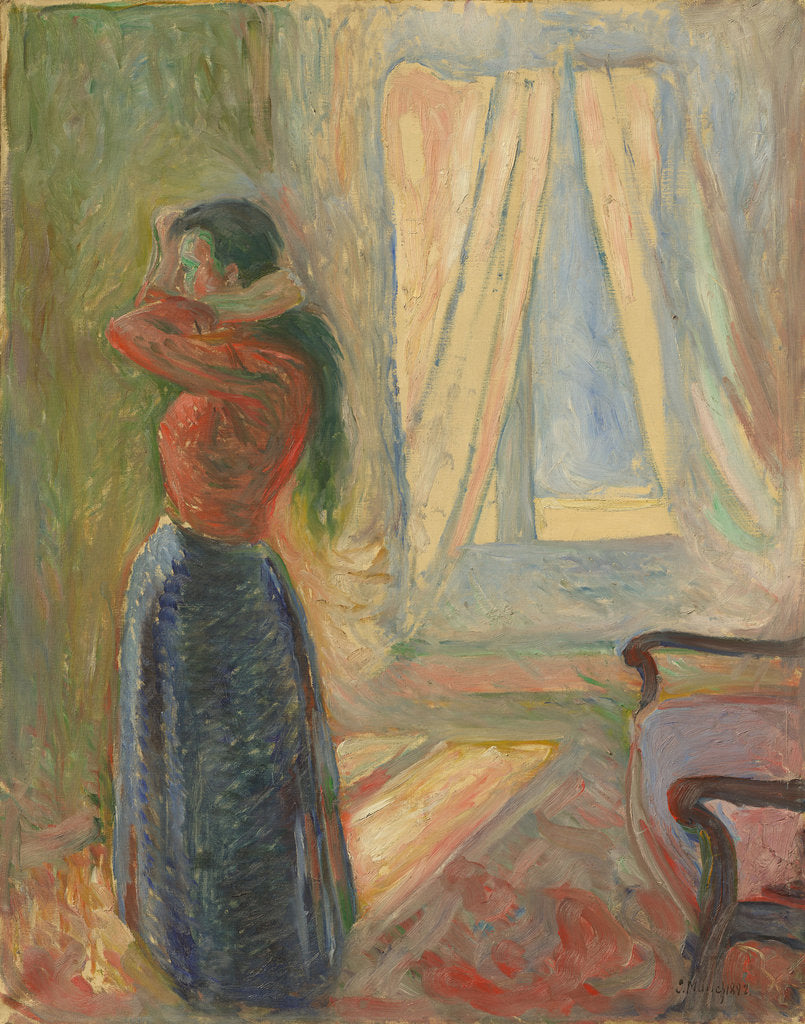 Detail of Woman Before a Mirror, 1892 by Anonymous