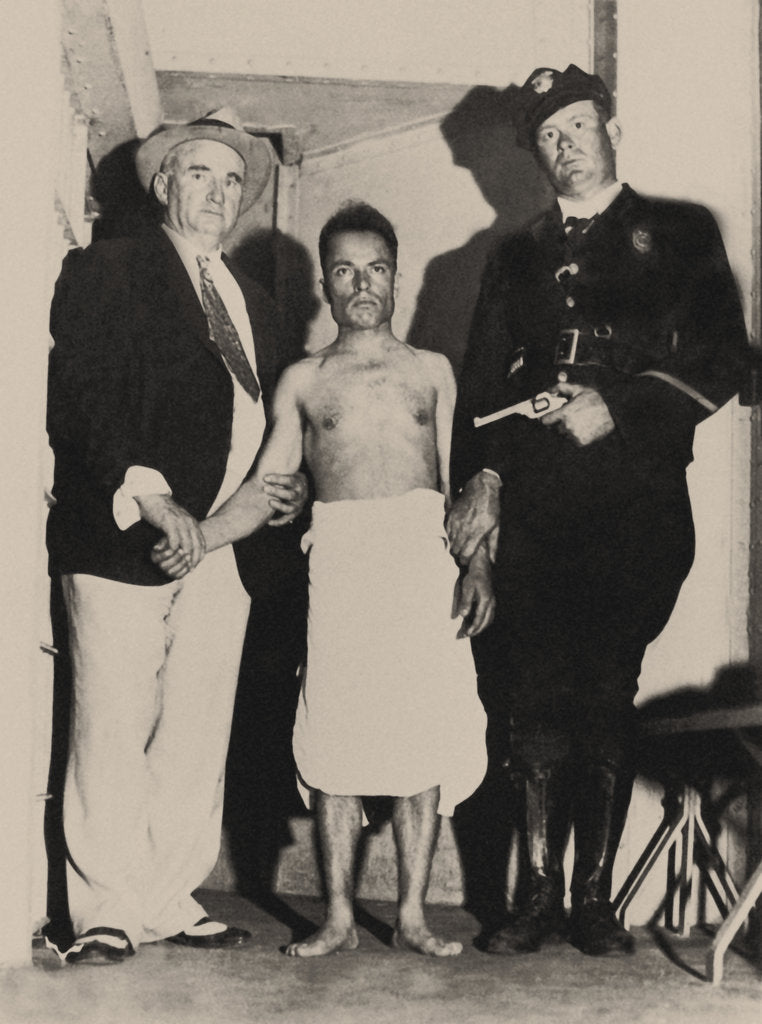 Detail of Giuseppe Zangara Arrested In Miami, 1933 by Anonymous