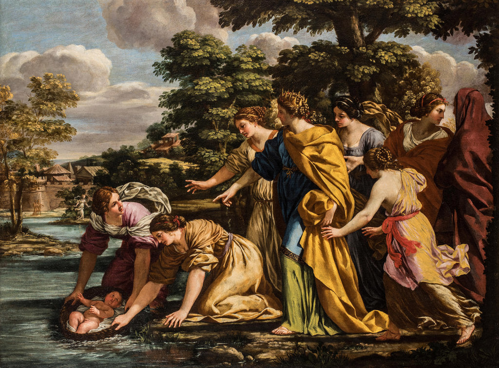 Detail of The Finding of Moses, 17th century by Anonymous