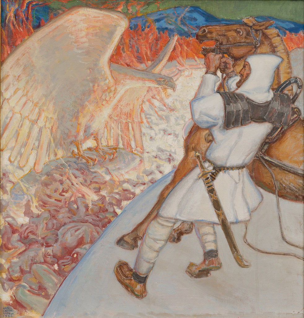 Detail of Lemminkäinen at the River of Tuonela, 1920 by Anonymous