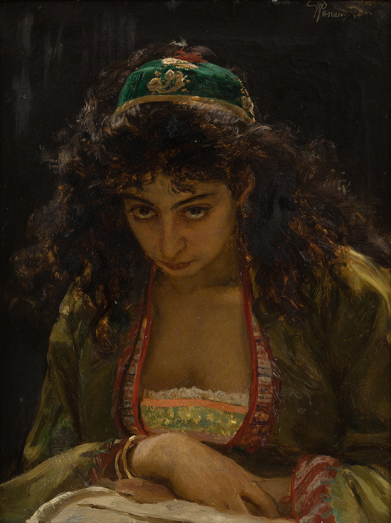 Detail of Persian. Study for Sadko, c. 1875 by Anonymous