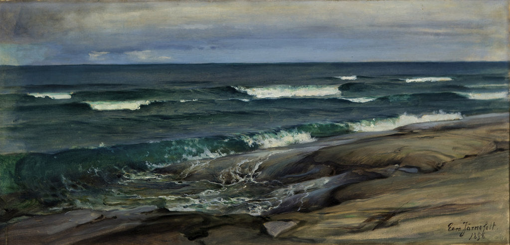 Detail of Sea Landscape in Porkkala, 1896 by Anonymous
